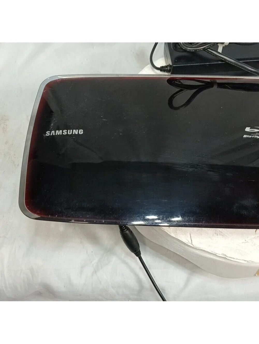 Samsung BD-P1600 Blu-ray Disc Player WiFi 3D Streaming HDMI Black Tested Works